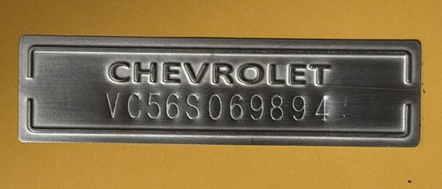 Chevy chevrolet door dash tag - chevy,