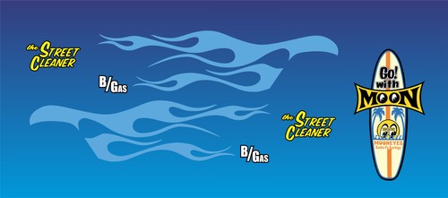 Water slide decal for hot - water,